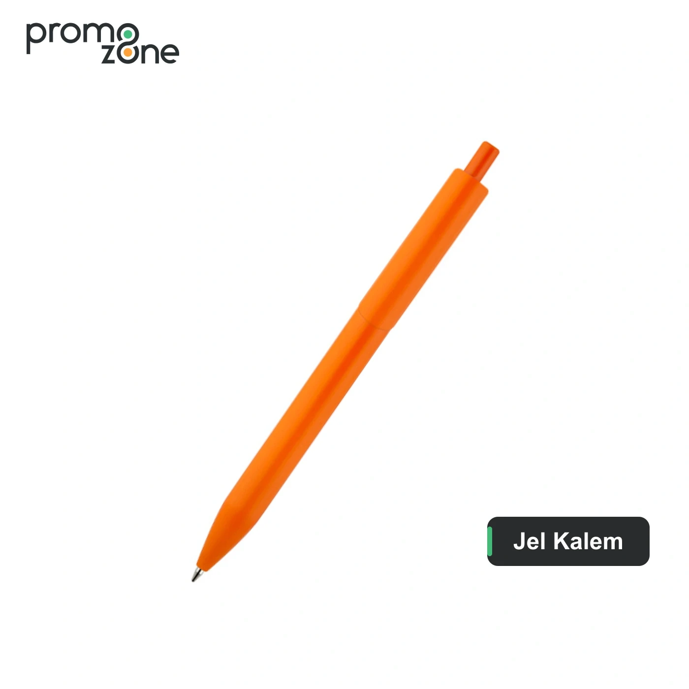 Renkli Klipsli Plastik Jumbo Jel Refill Tükenmez Kalem Promozone