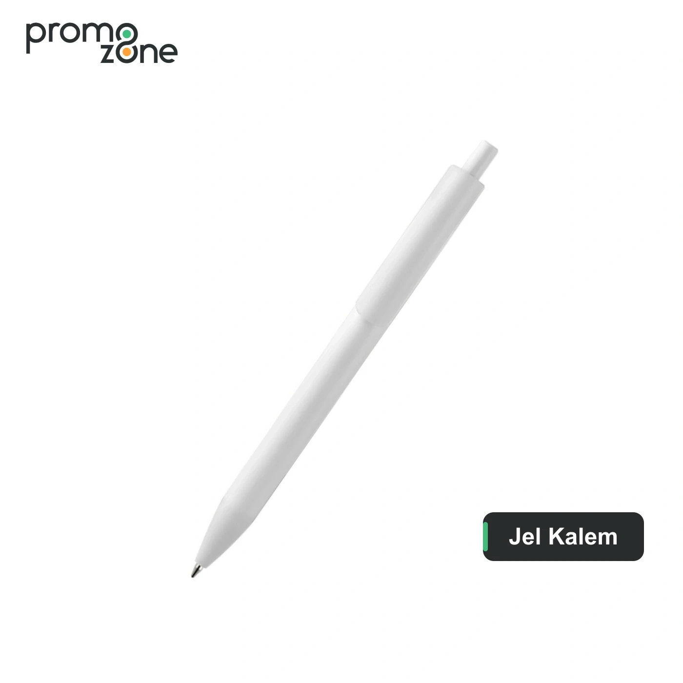 Renkli Klipsli Plastik Jumbo Jel Refill Tükenmez Kalem Promozone
