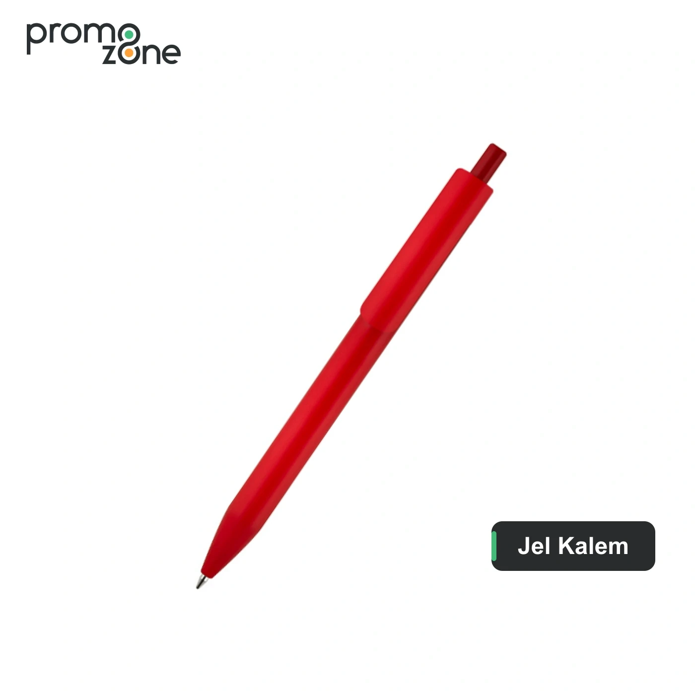 Renkli Klipsli Plastik Jumbo Jel Refill Tükenmez Kalem Promozone