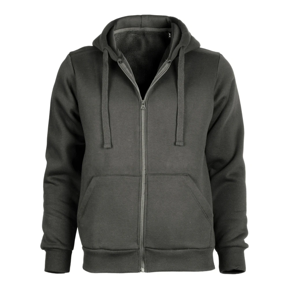 Pamuklu Kaliteli Yetişkin Kapüşonlu Fermuarlı Sweatshirt Promozone