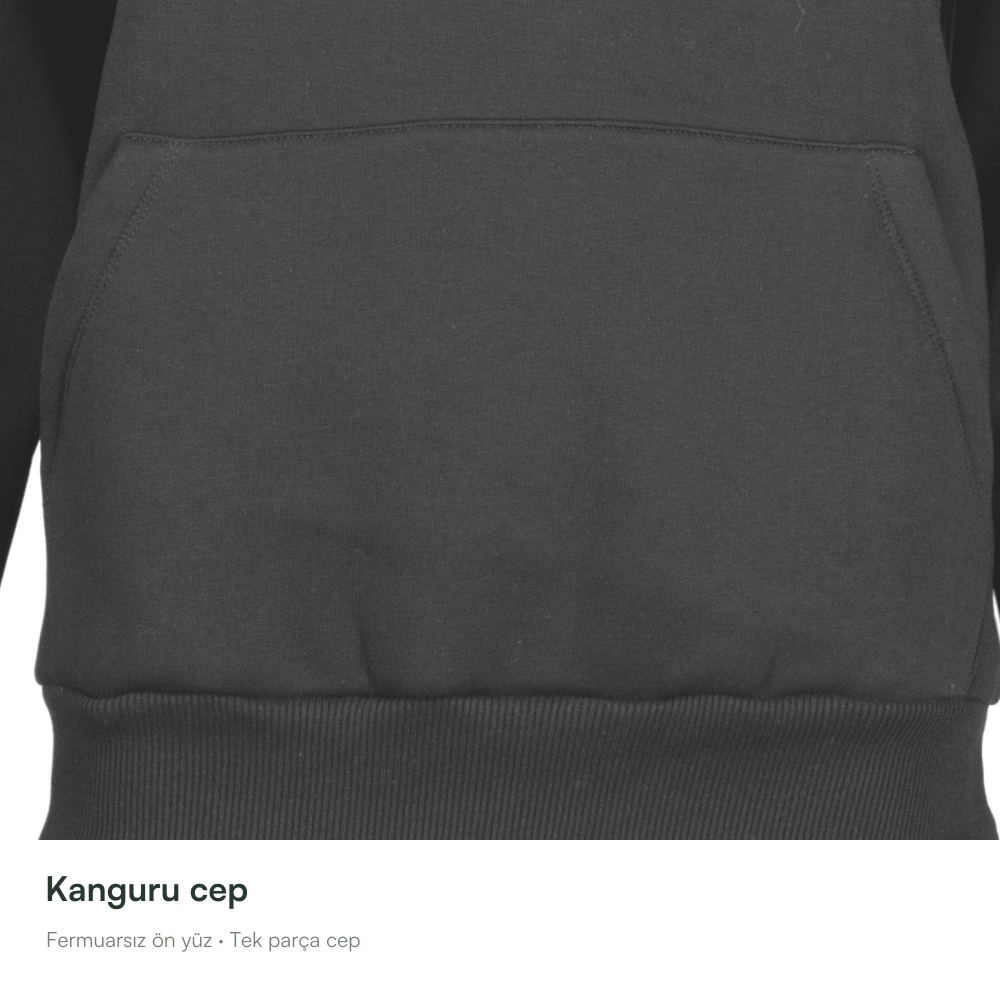 Pamuklu Kaliteli Yetişkin Kapüşonlu Sweatshirt Promozone