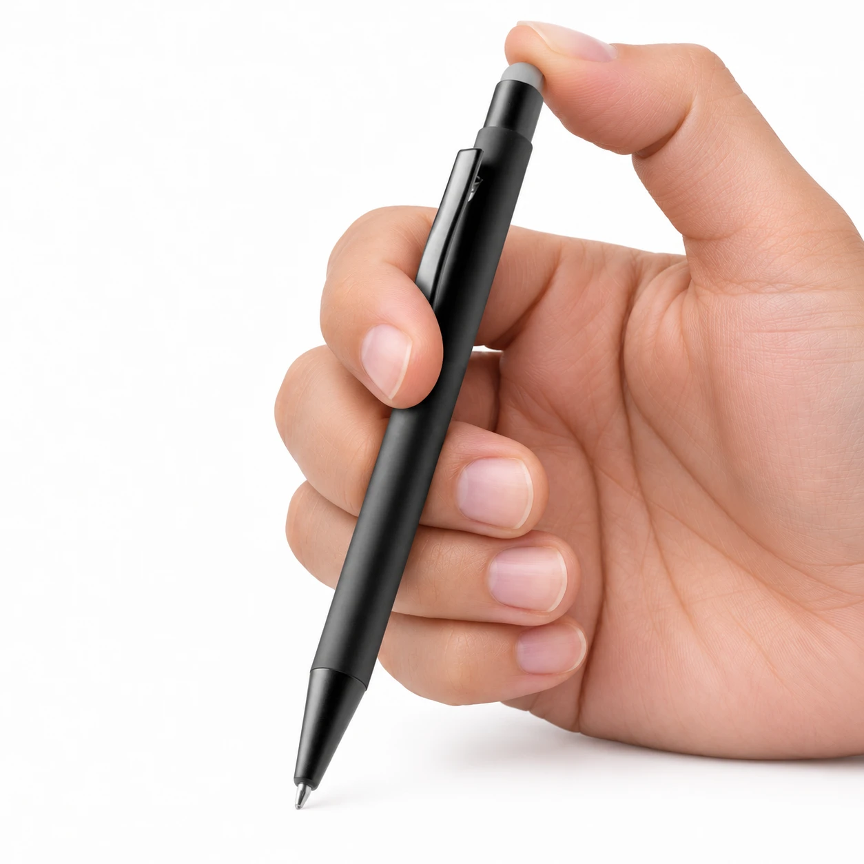 Lazer Baskıyla Renk Değişen Touchpen Metal Kalem