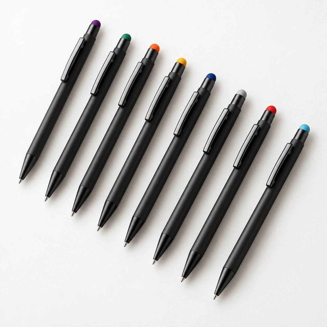 Lazer Baskıyla Renk Değişen Touchpen Metal Kalem