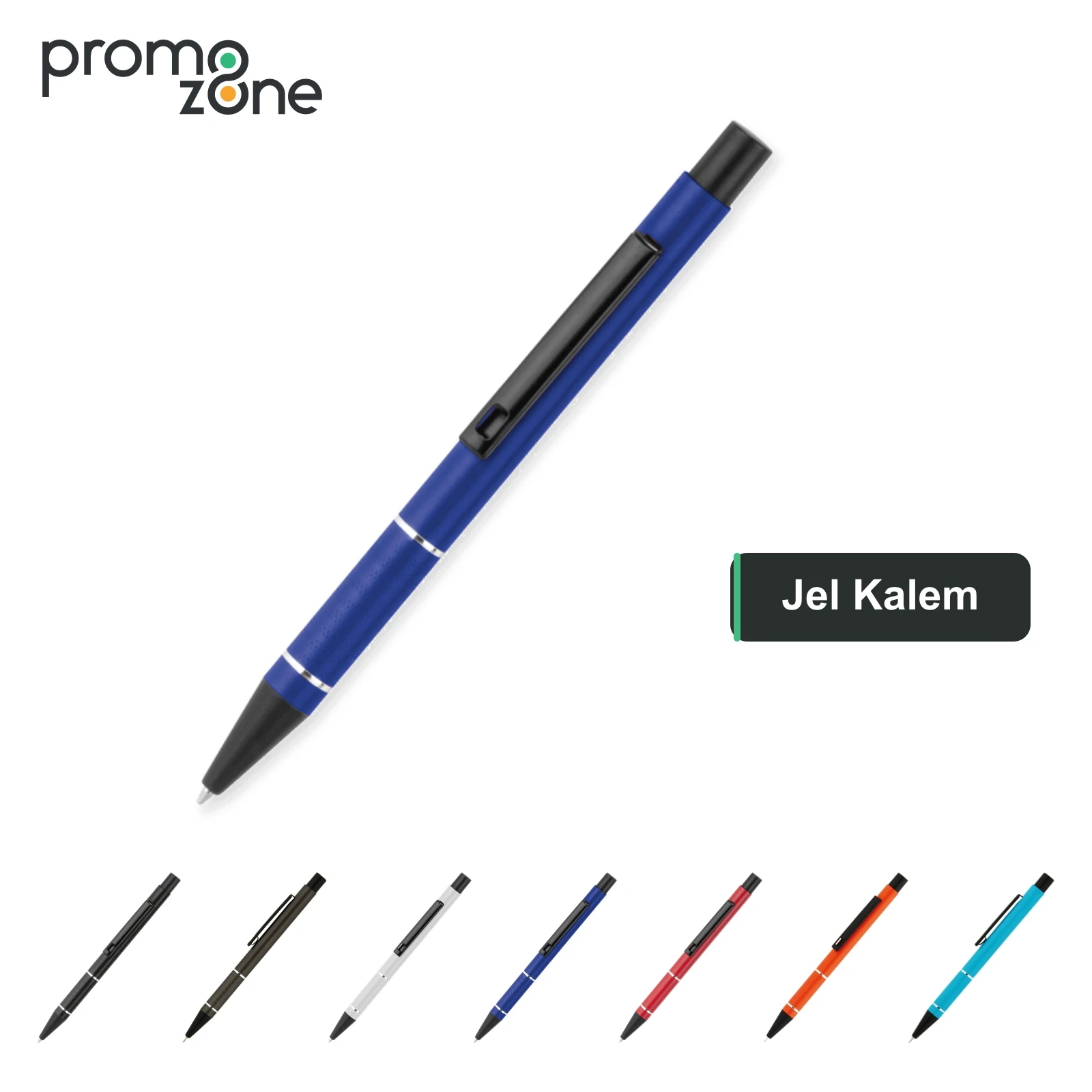 Jel Refil Basmalı Metal Tükenmez Kalem