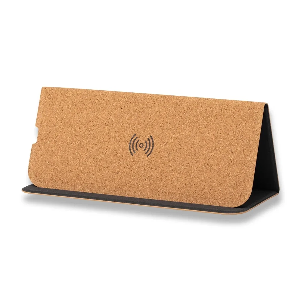 Mantar Yüzeyli Kablosuz Şarj Mouse Pad (Katlanabilir, 15W Hızlı Şarj)