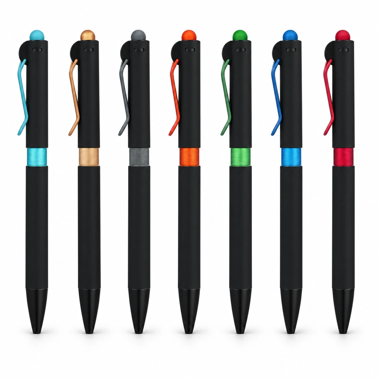 Touchpen Metal Kalem – Lazer Kazımalı Renkli Logo Özellikli