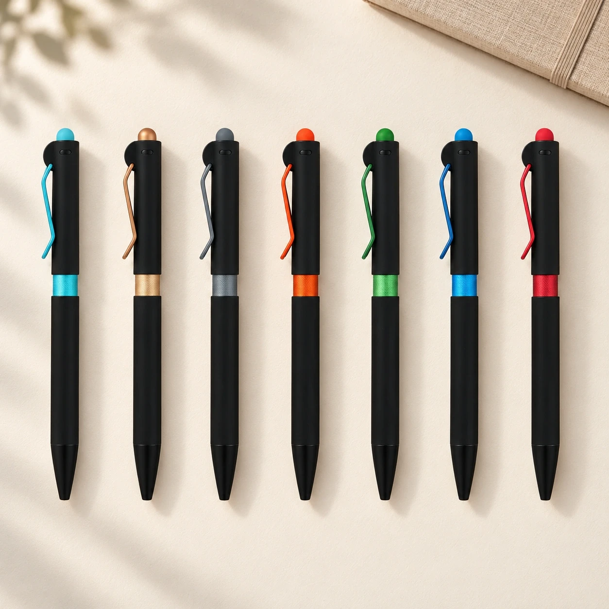 Touchpen Metal Kalem – Lazer Kazımalı Renkli Logo Özellikli
