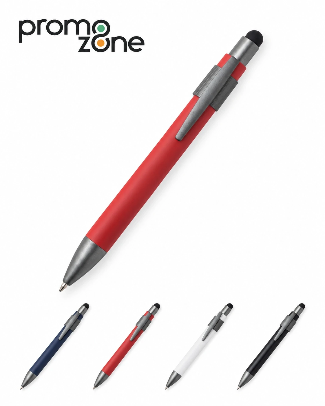 Stres Çarklı Touchpen Metal Tükenmez Kalem