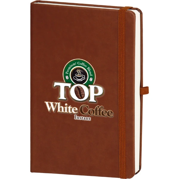 13x21 Termo Deri EKONOMİK Tarihsiz Defter 60gr. İç Kağıt - Kahve