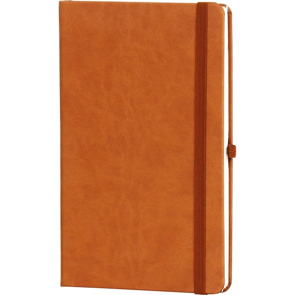 13x21 Termo Deri Tarihsiz Defter - Taba