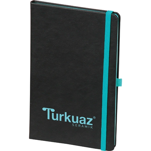 13x21 Termo Deri Tarihsiz Defter - Turkuaz