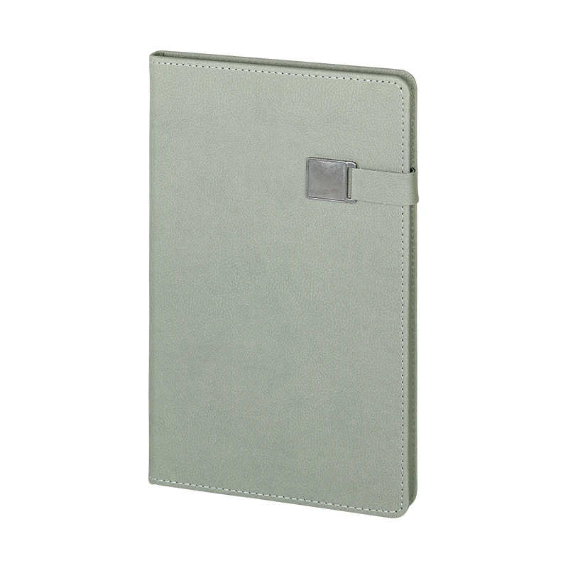 13x21 cm Termo Deri Tarihsiz Defter - Gri