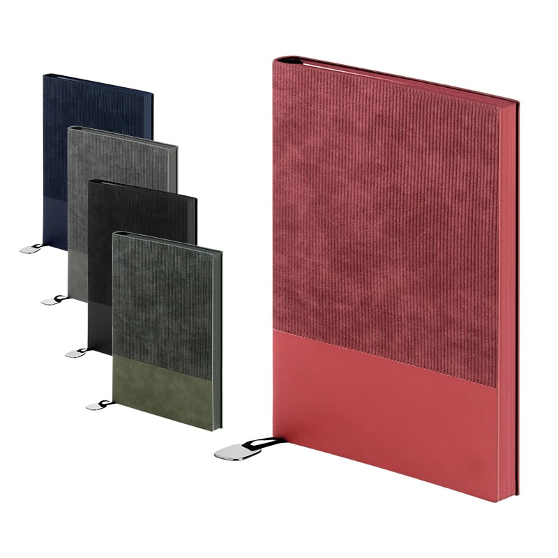 15 x 21 cm Yumuşak Termo Deri Kapaklı Tarihsiz Defter, 224 Sayfa, 80gr. Ivory Çizgili İç Kağıt, Renkli Kenarlı Promozone