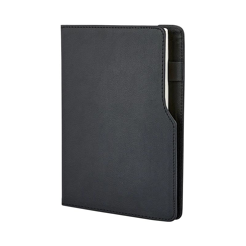 15x21 cm Termo Deri Tarihsiz Defter EKONOMİK 55 GR Holmen İç Kağıt - Siyah