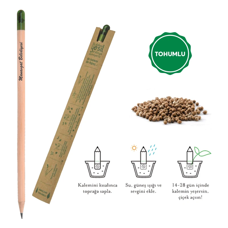 Tohumlu Naturel Kurşun Kalem Promozone