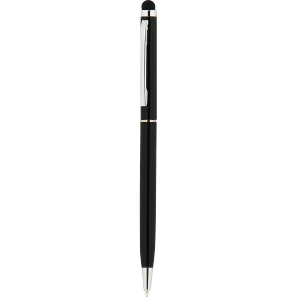 Metal Tükenmez Touch Pen Kalem (Dokunmatik Ekran) - Siyah