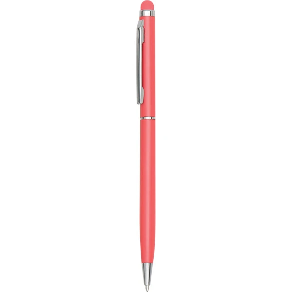 Metal Tükenmez Touch Pen Kalem (Dokunmatik Ekran) - Pembe