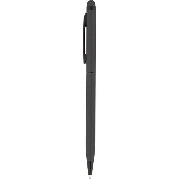 Metal Tükenmez Touch Pen Kalem (Dokunmatik Ekran) - Siyah