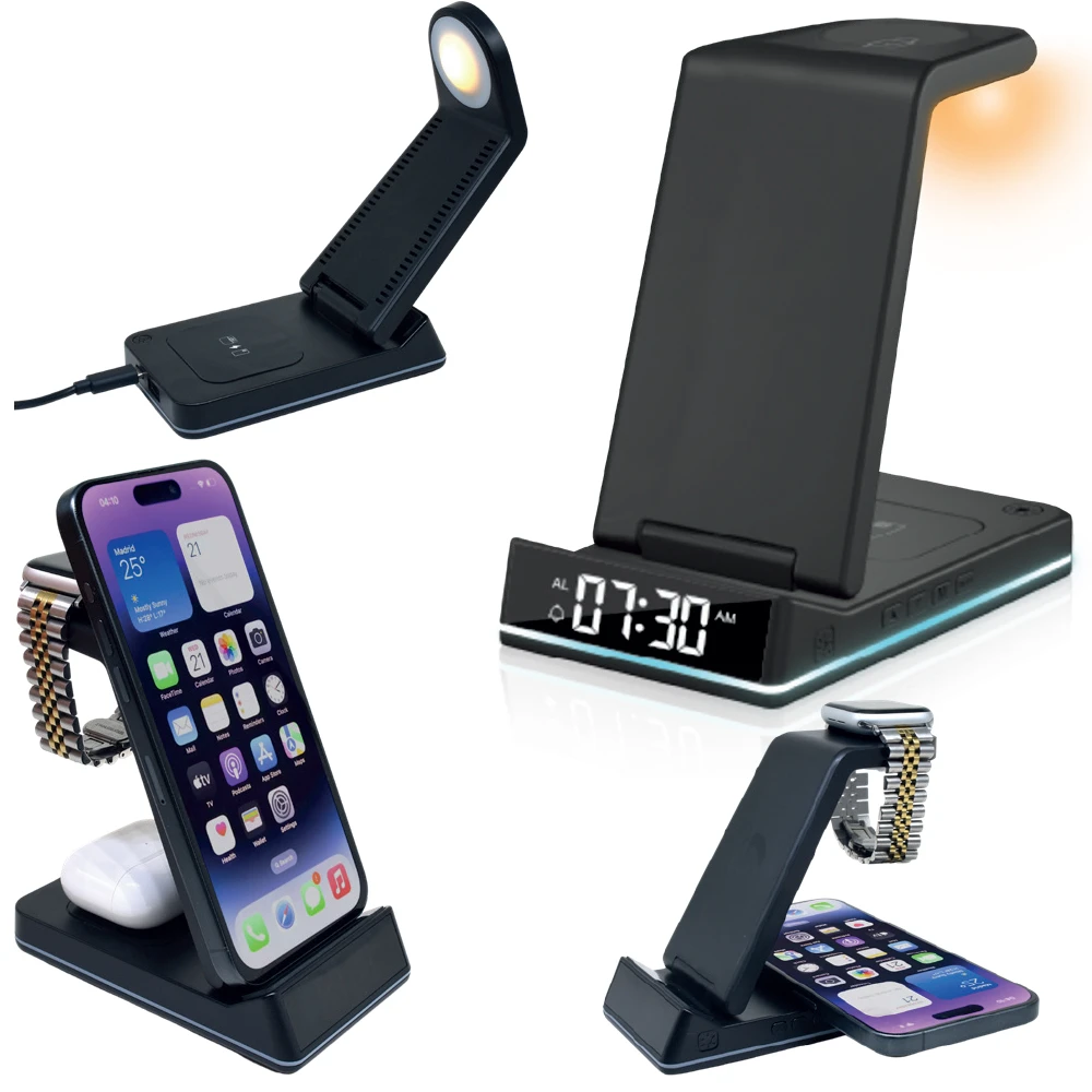 5’i 1 Arada Wireless Şarj İstasyonu Promozone