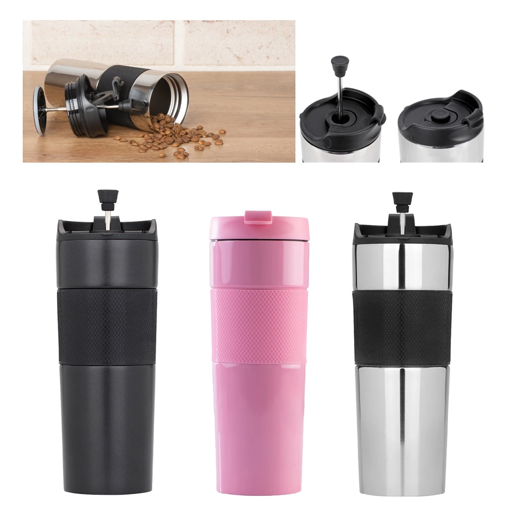 French Press Özellikli Termos (500 ml) Promozone