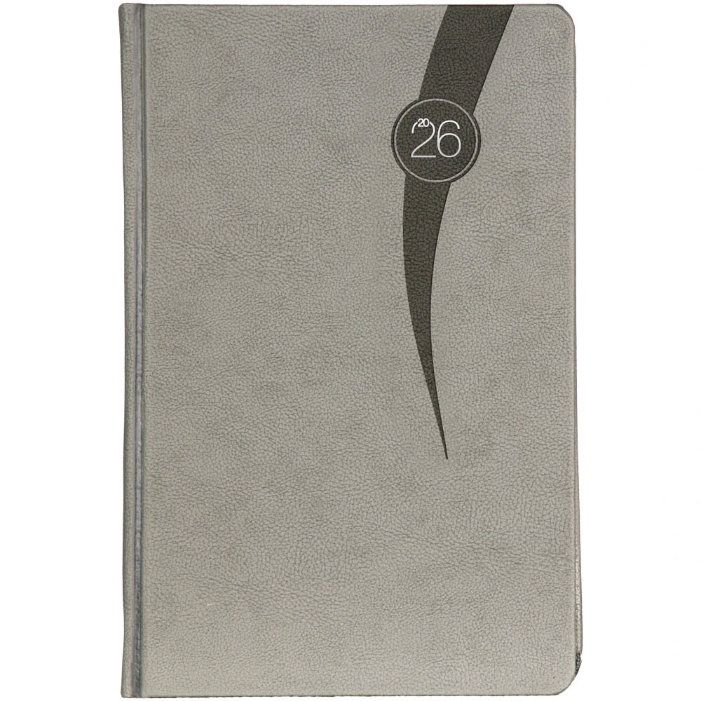 16 x 24 cm Termo Deri Sert Kapaklı Günlük Tarihli Ajanda 320 Sayfa 70 gr Krem Çizgili İç Kağıt Promozone