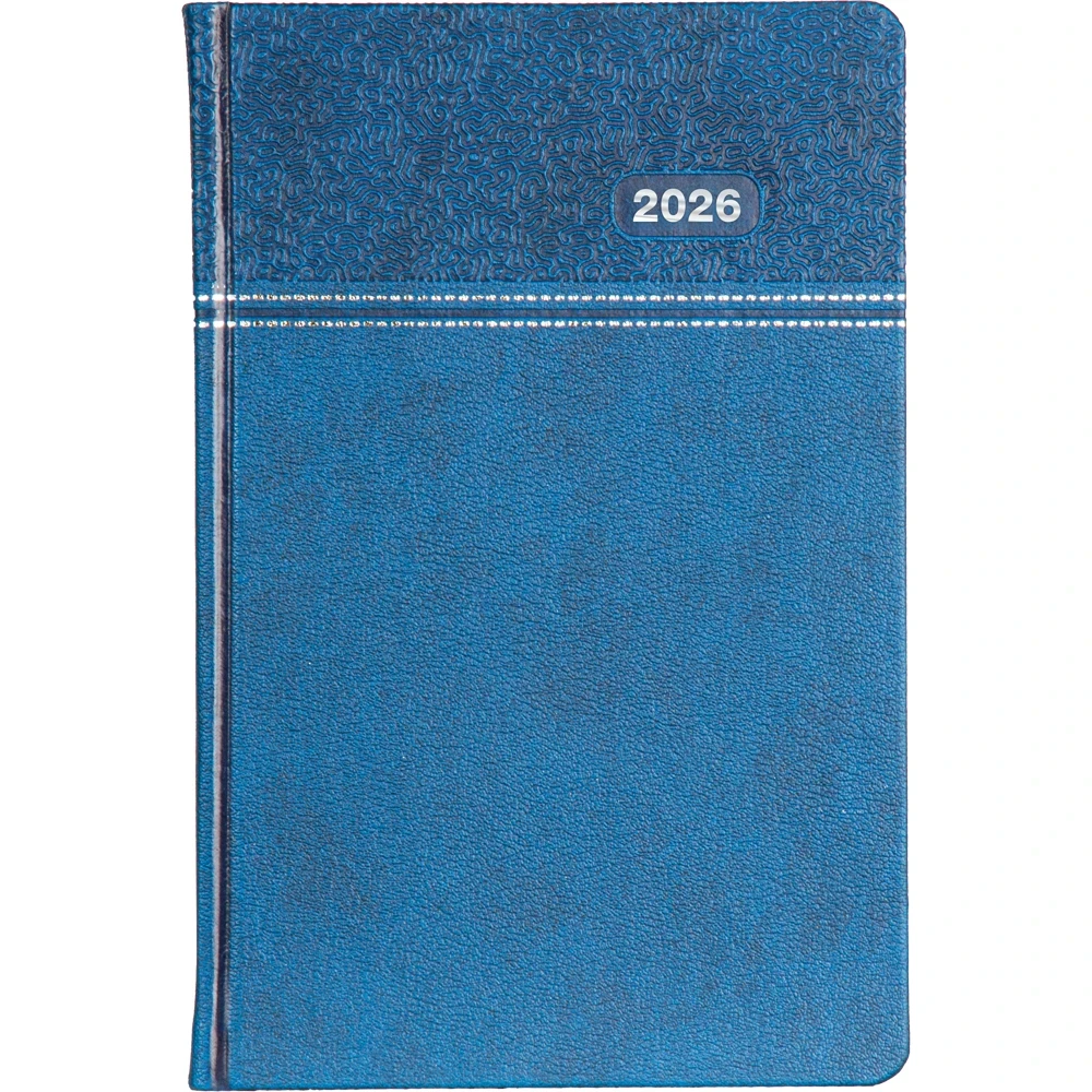 16 x 24 cm Termo Deri Sert Kapaklı Günlük Tarihli Ajanda 320 Sayfa 70 gr Ivory Krem Çizgili iç Kağıt Promozone