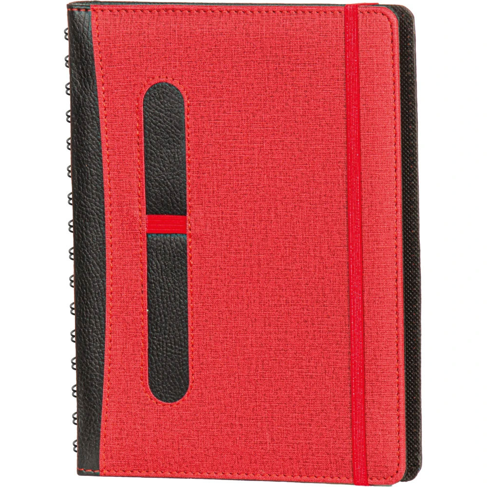 16,5 x 22 cm Gizli Spiralli Termo Deri Kapaklı Günlük Tarihli Ajanda 336 Sayfa 70 gr Ivory Krem Çizgili İç Kağıt Kalem Tutuculu Promozone