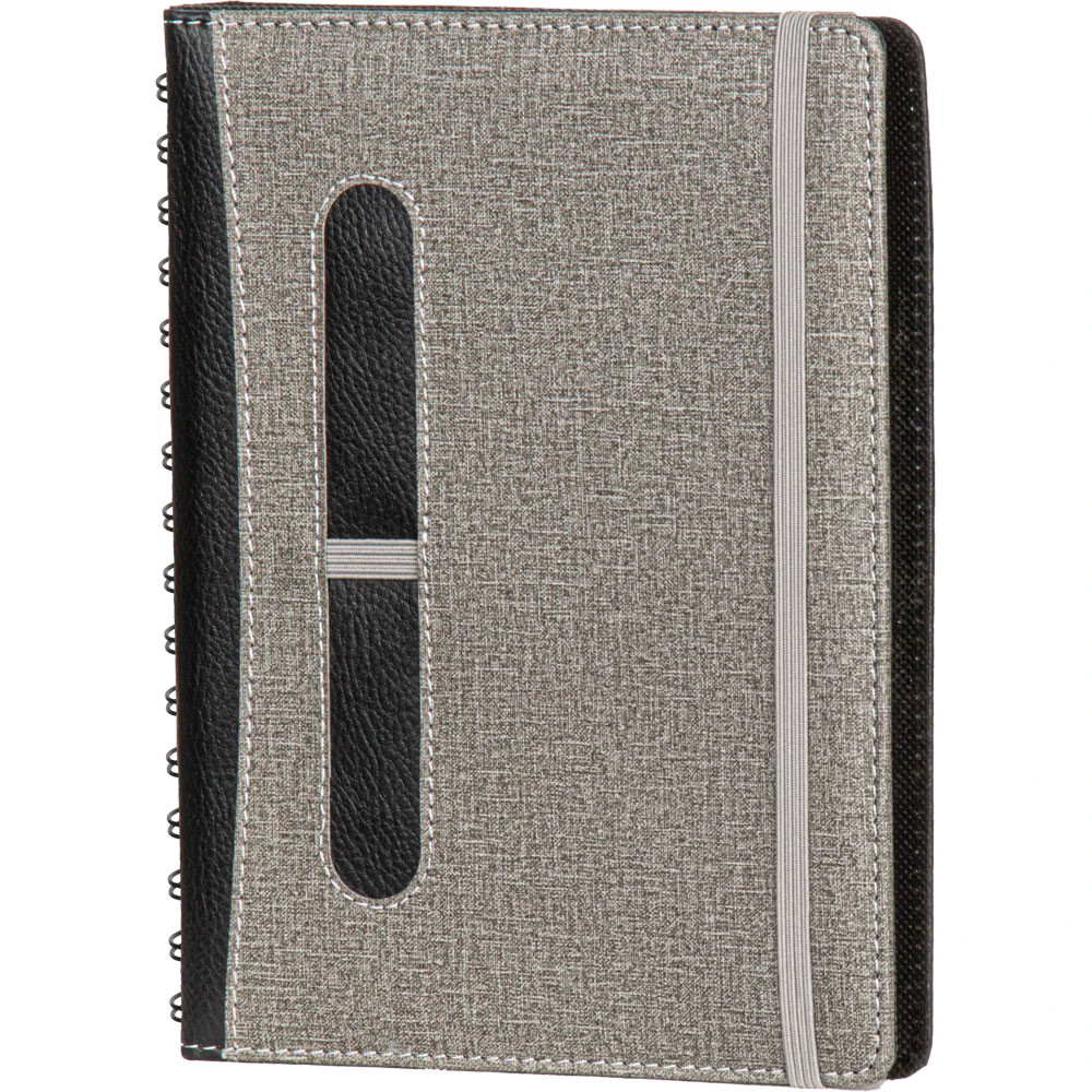 16,5 x 22 cm Gizli Spiralli Termo Deri Kapaklı Günlük Tarihli Ajanda 336 Sayfa 70 gr Ivory Krem Çizgili İç Kağıt Kalem Tutuculu Promozone