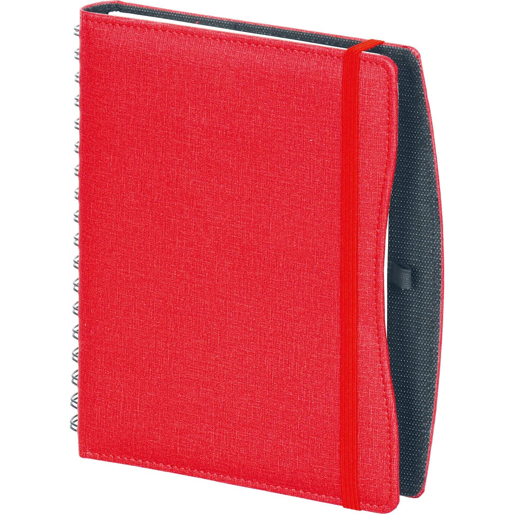 17 x 24 cm Gizli Spiralli Termo Deri Sert Kapaklı Günlük Tarihli Ajanda 336 Sayfa 70 gr Ivory Krem Kalem Tutuculu Promozone