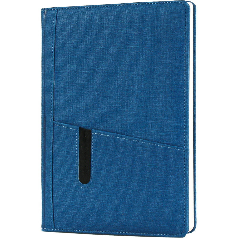 17 x 24 cm Termo PU Sert Kapaklı Günlük Tarihli Ajanda 336 Sayfa 70 gr Ivory Krem Kart ve Telefon Bölmeli Kalem Tutuculu Promozone