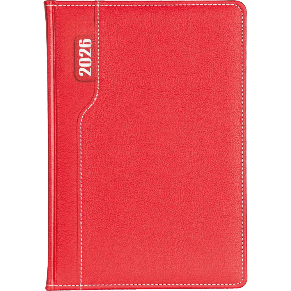 17 x 24 cm Termo PU Sert Kapaklı Günlük Tarihli Ajanda 320 Sayfa 70 gr Krem Çizgili İç Kağıt Promozone