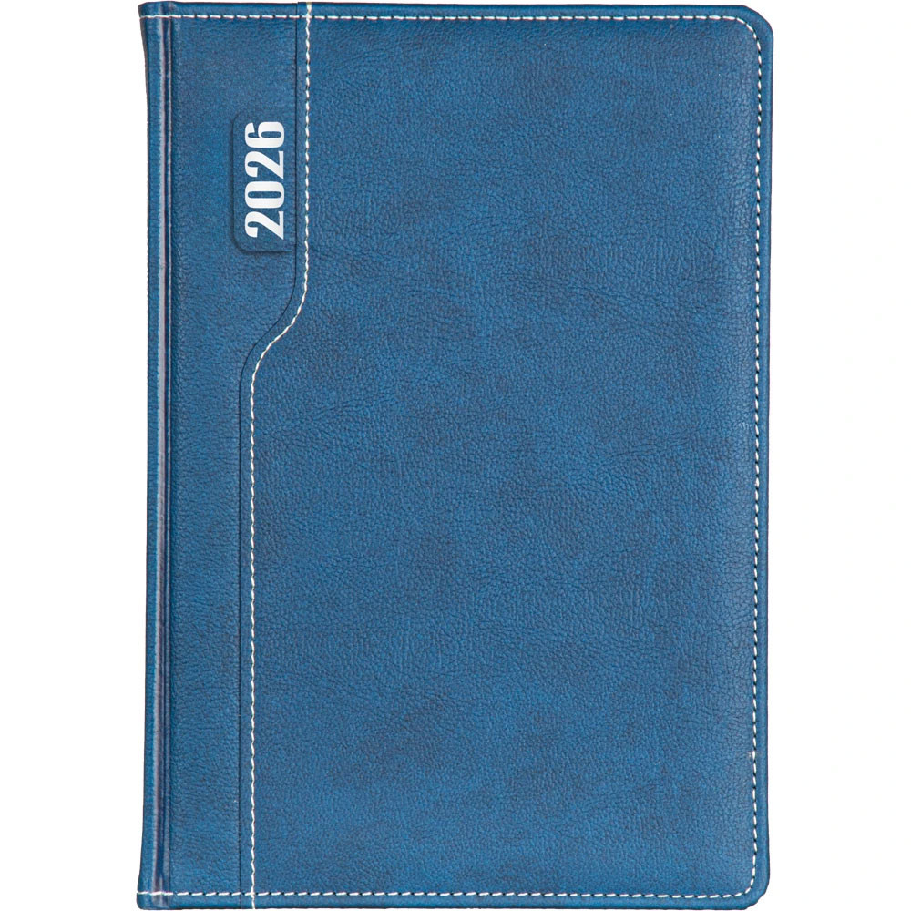 17 x 24 cm Termo PU Sert Kapaklı Günlük Tarihli Ajanda 320 Sayfa 70 gr Krem Çizgili İç Kağıt Promozone