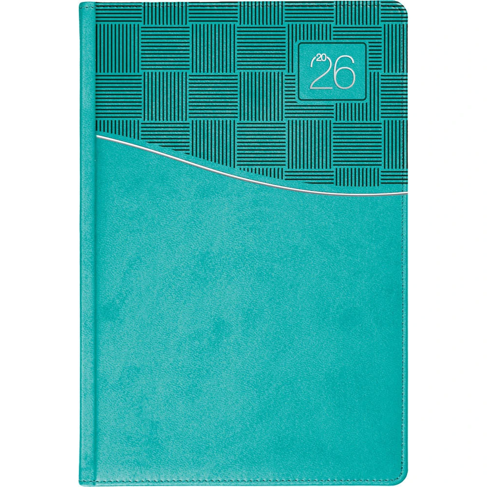 16 x 24 cm Termo Deri Sert Kapaklı Günlük Tarihli Ajanda 320 Sayfa 70 gr Krem İç Kağıt Promozone