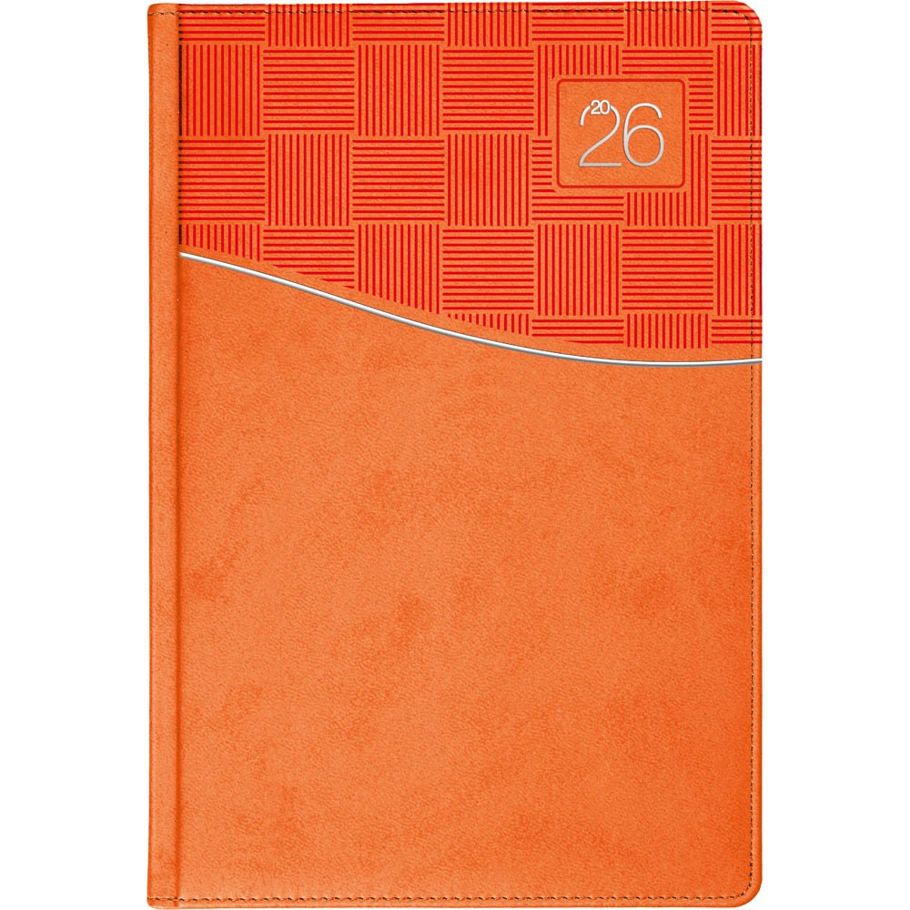 16 x 24 cm Termo Deri Sert Kapaklı Günlük Tarihli Ajanda 320 Sayfa 70 gr Krem İç Kağıt Promozone