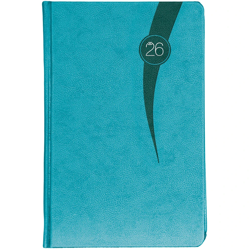 16 x 24 cm Termo Deri Sert Kapaklı Günlük Tarihli Ajanda 320 Sayfa 70 gr Krem Çizgili İç Kağıt Promozone