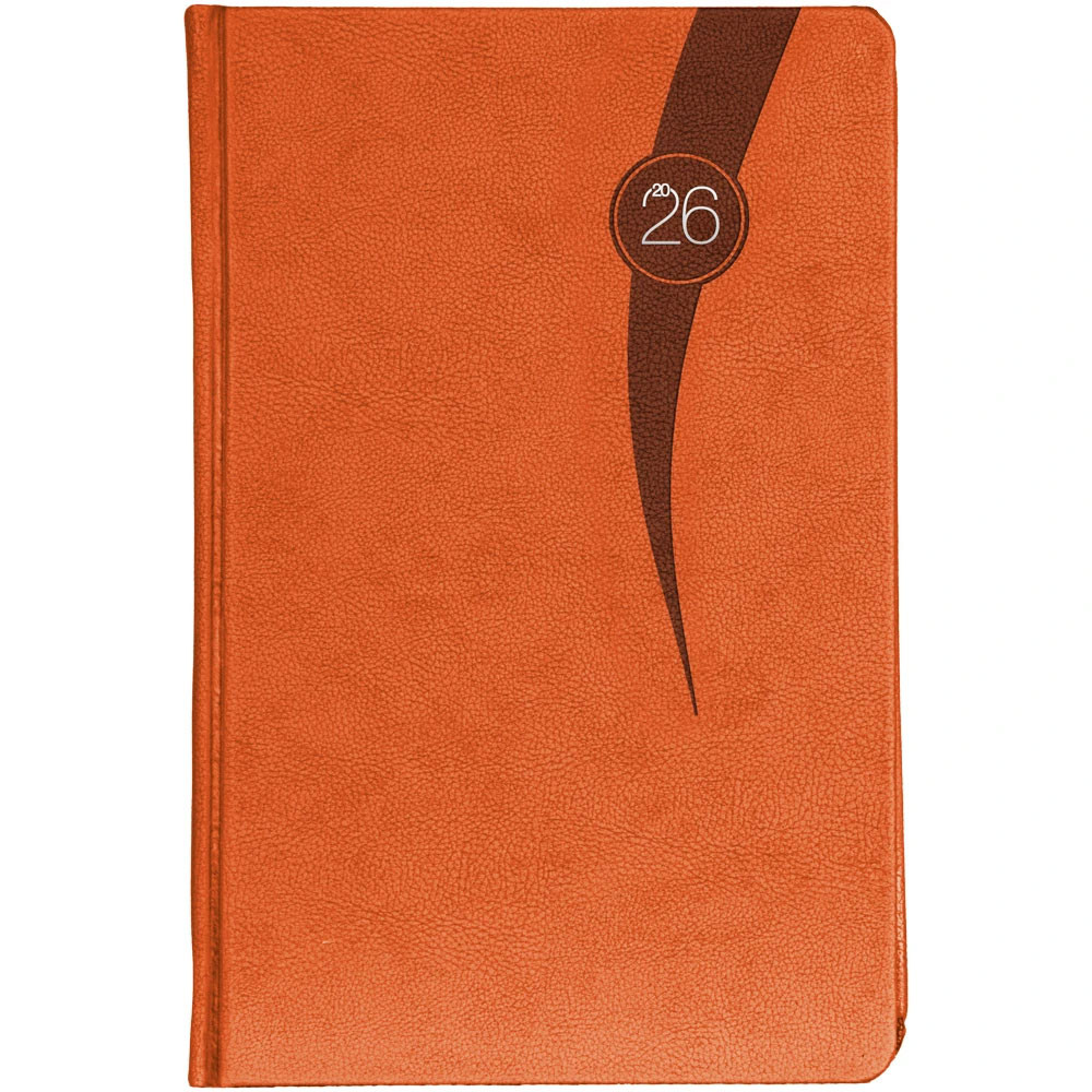 16 x 24 cm Termo Deri Sert Kapaklı Günlük Tarihli Ajanda 320 Sayfa 70 gr Krem Çizgili İç Kağıt Promozone