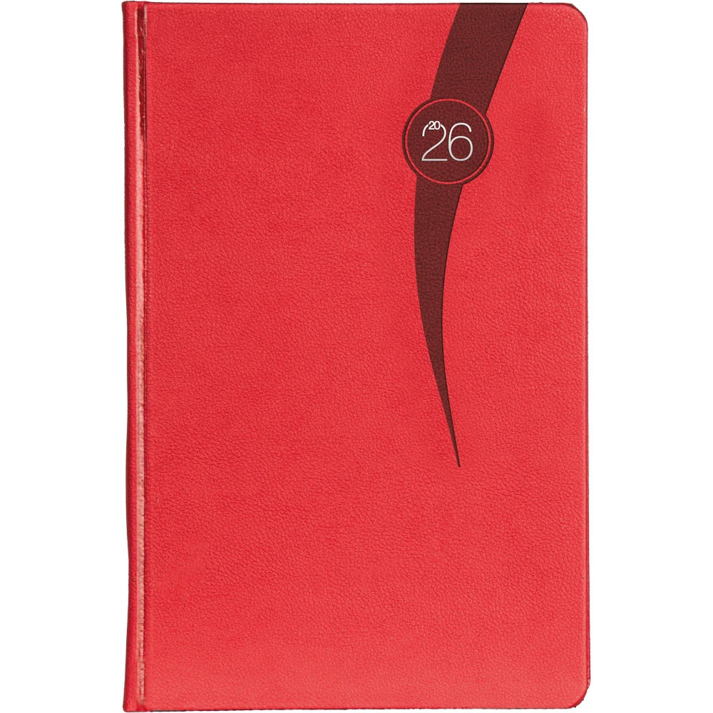 16 x 24 cm Termo Deri Sert Kapaklı Günlük Tarihli Ajanda 320 Sayfa 70 gr Krem Çizgili İç Kağıt Promozone