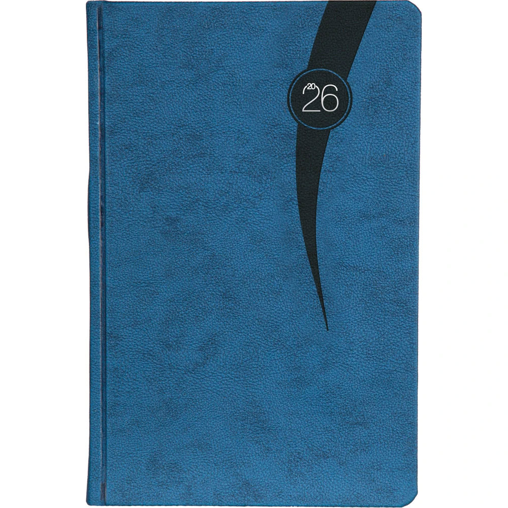 16 x 24 cm Termo Deri Sert Kapaklı Günlük Tarihli Ajanda 320 Sayfa 70 gr Krem Çizgili İç Kağıt Promozone