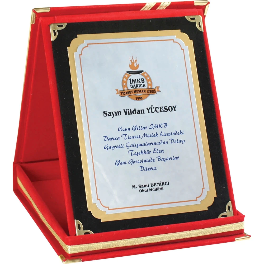 12 x 16 cm Albüm Plaket Promozone