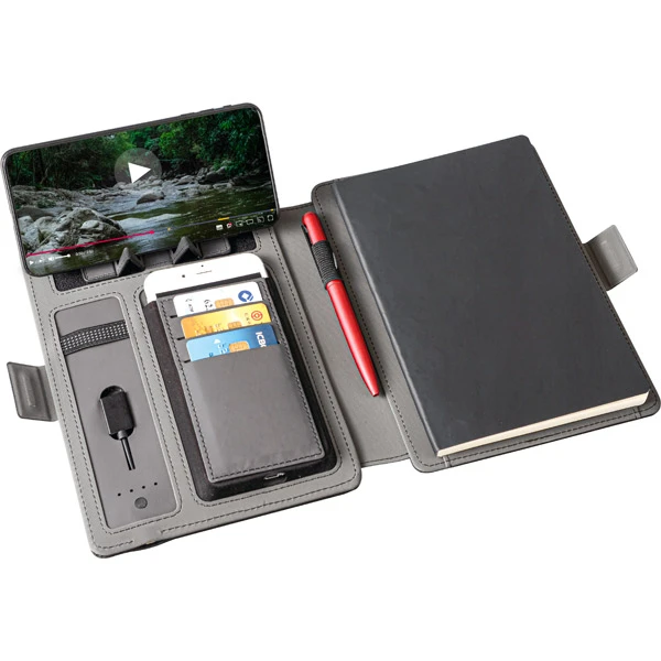 6500 mAh Organizer Wireless Powerbank - Siyah