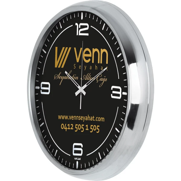  31 cm Metal Duvar Saati Promozone