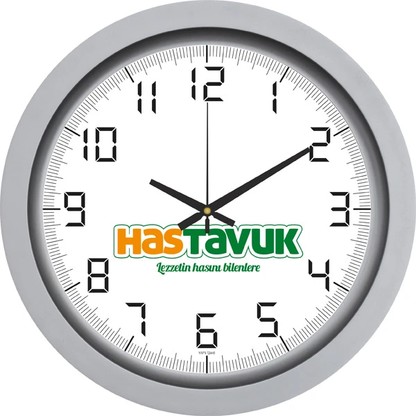  40 cm Plastik Duvar Saati Promozone