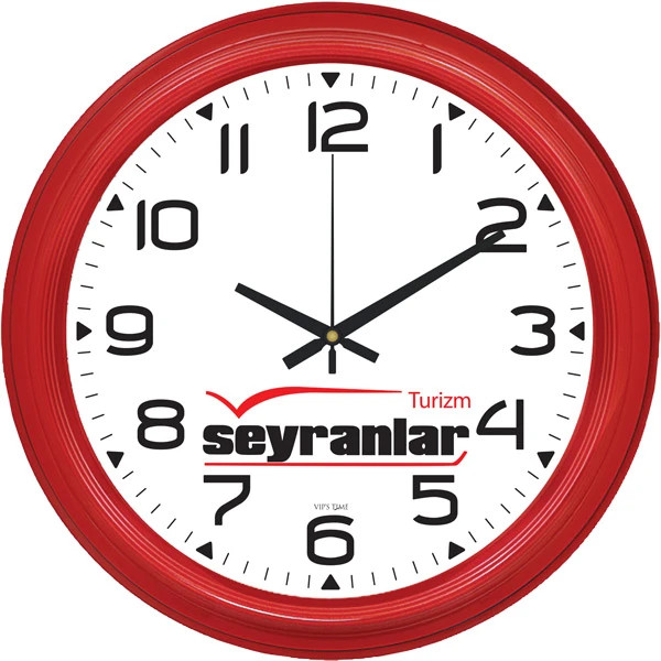 46 cm Plastik Duvar Saati Promozone
