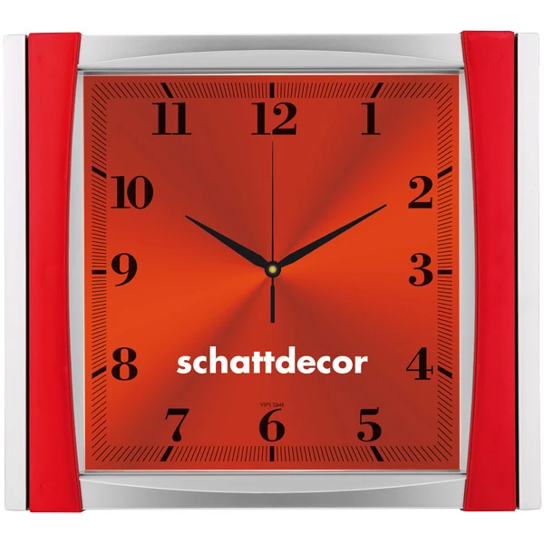 32,5 x 36,5 cm Plastik Duvar Saati Promozone
