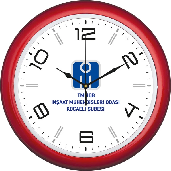 28 cm Plastik Duvar Saati Promozone