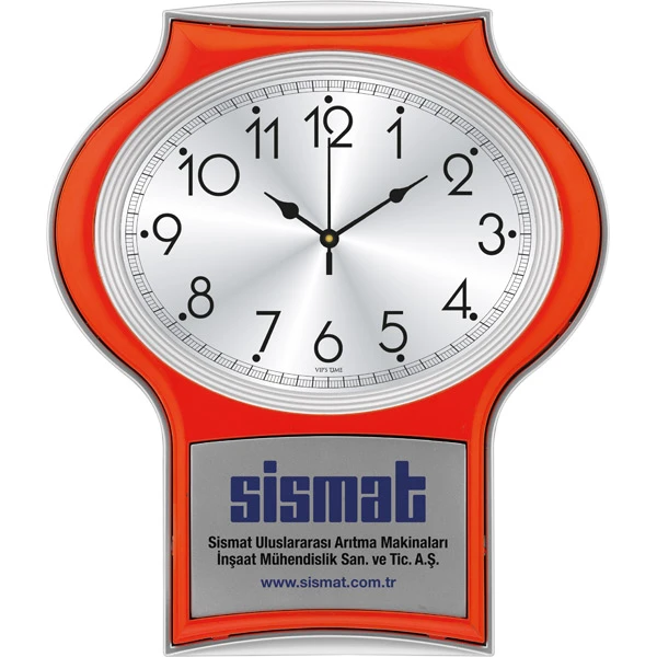 29 x 33 cm Plastik Duvar Saati Promozone