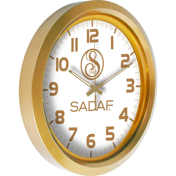  40 cm Metalize Duvar Saati Promozone