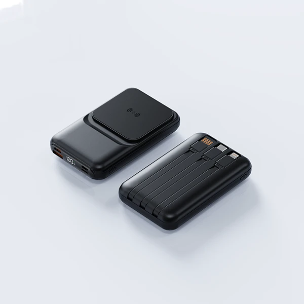 10.000 mAh 22.5W Hızlı Şarj, 15W Kablosuz Şarj ve Işıklı Logo Powerbank Promozone
