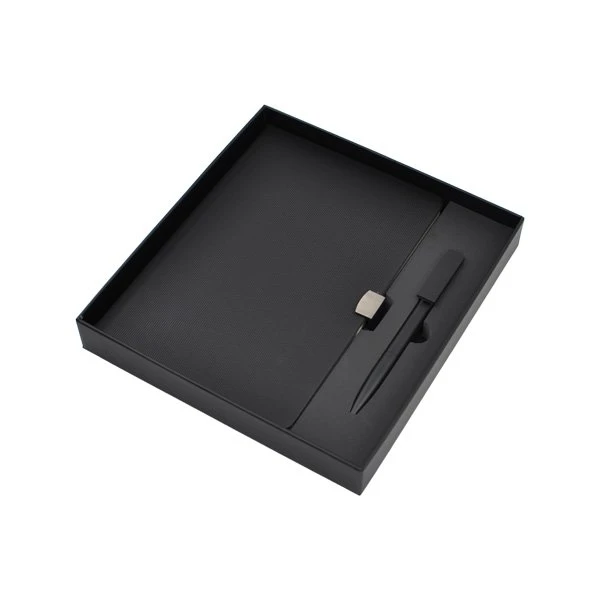 2 Ürünlü Vip Kutulu Hediye Seti (64 GB USB Kalem - Defter) Promozone