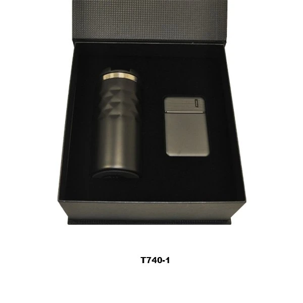2 Ürünlü Kutulu Vip Hediye Seti (5.000 mAh Powerbank - Termos) Promozone
